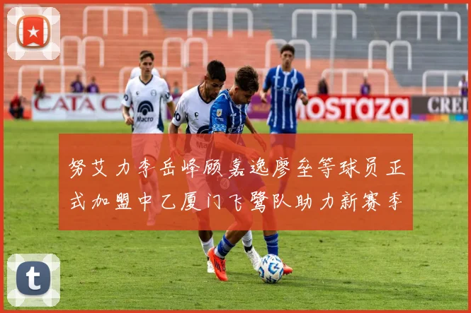 努艾力李岳峰顾嘉逸廖垒等球员正式加盟中乙厦门飞鹭队助力新赛季